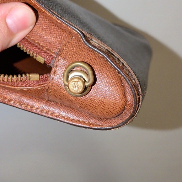 Authentic Louis Vuitton Orsay Monogram Canvas Clutch Bag Pouch Wristlet - Picture 15 of 16